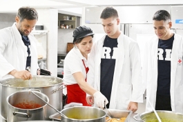 Radomir Đalović, Luka Menalo i Silvio Ilinković pridružili se akciji Crvenog križa