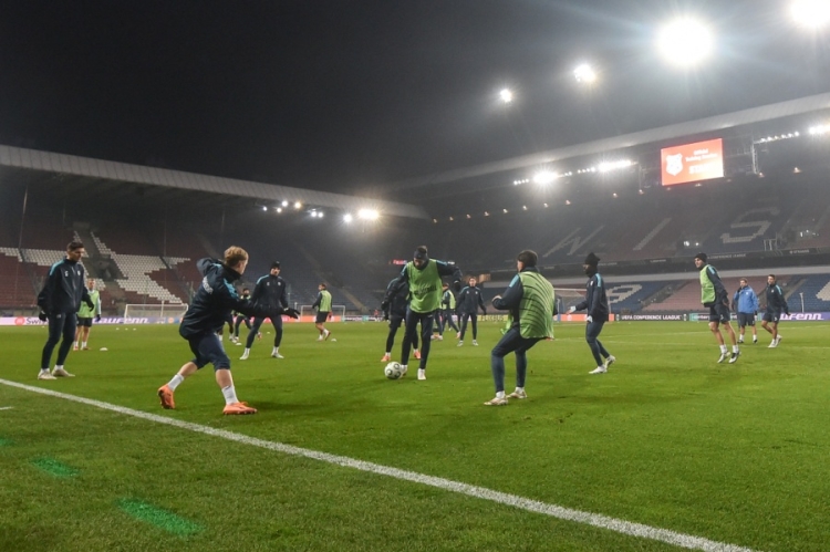 Nogometaši Rijeke odradili trening, Stjepan Radeljić najavio utakmicu