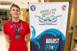 Nikola Zdrilić osvojio prve medalje na SP u povijesti hrvatskog plivanja za gluhe