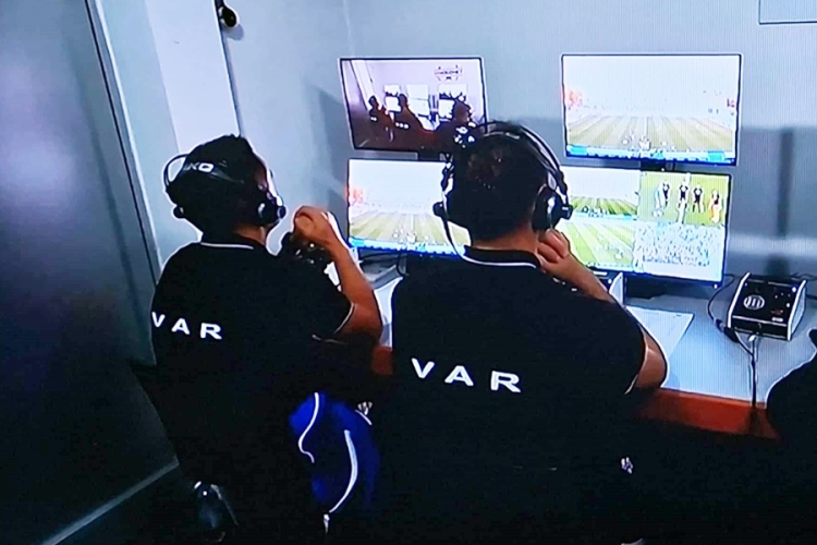 Tihomir Pejin i Kruno Šarić u maksimirskoj VAR sobi