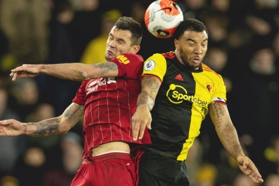 Dejan Lovren i Troy Deeney 