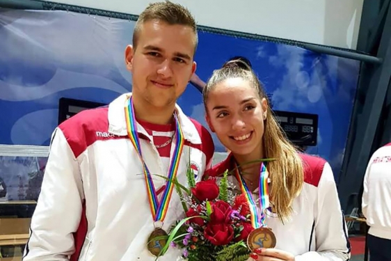 Mateo Načinović i Carrolina Bajrić osvojili su broncu u mješovitoj štafeti
