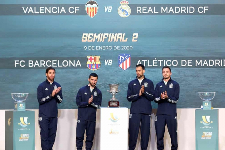 Sergio Ramos, Jose Luis Gaya, Sergio Busquets i Saul Niguez