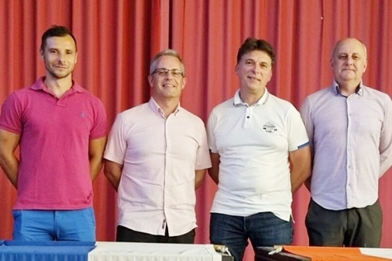 Andro Švrljuga,  Davor Vidas, Boris Mičetić i Srđan Blažina