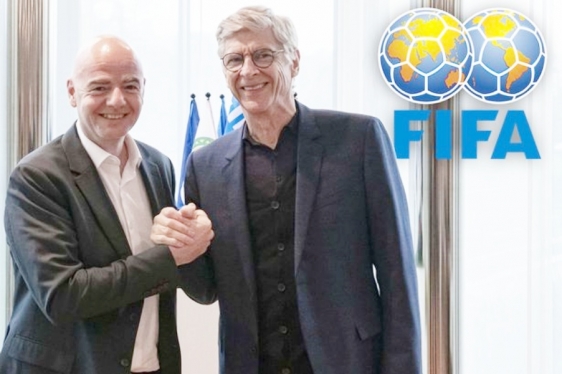 Gianni Infantino , predsjednik FIFA-e i Arsene Wenger