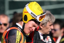 Ivica Kostelić nakon prve utrke u Kranjskoj gori