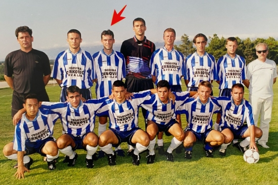 Marijan Kustić u dresu Novalje