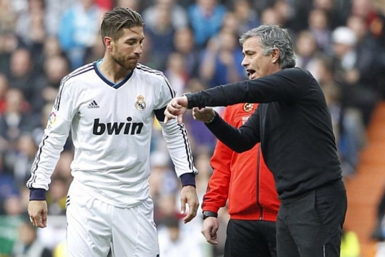 Sergio Ramos i Jose Mourinho