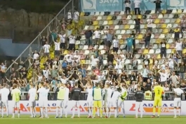 Nogometaši Rijeke proslavili prvu pobjedu s gledateljima