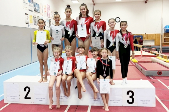 Gimnastičarke GK-a Vita osvojile sedam medalja u četvrtom kolu kupa