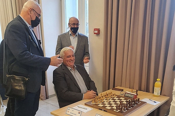 Zdravko Ivanković   i velemajstor Zdenko Kožul