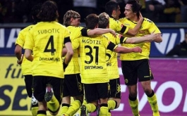 Slavlje nogometaša Borussije Dortmund
