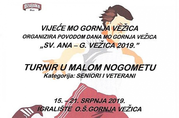 Sv. Ana - Gornja Vežica 2019, pogledajte raspored tradicionalnog turnira