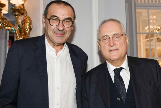Maurizio Sarri i Claudio Lotito