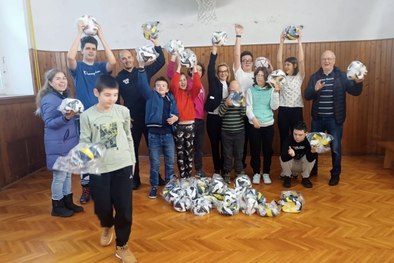 Parasportski savez Grada Rijeke uručio donaciju lopti Centru za odgoj i obrazovanje