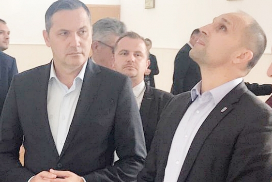 Marijan Kustić i Ivan Anušić, izvršni direktor HNS-a i župan osječko-baranjski