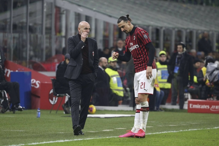 Stefano Pioli i Zlatan Ibrahimović