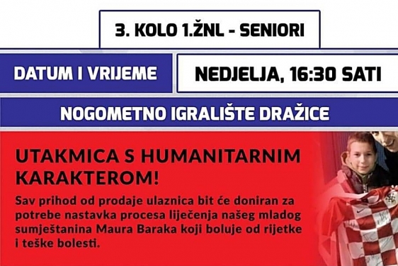 Rječina i OŠK Omišalj igraju utakmicu humanitarnog karaktera, pogledajte rasporede