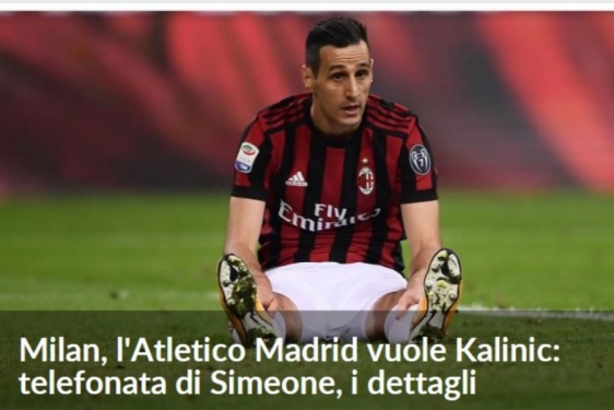 Atletico Madrid želi dovesti Nikolu Kalinića, Diego Simeone osobno nazvao čelnike Milana