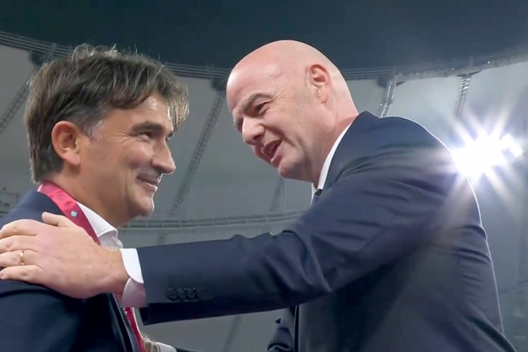 Dalić i predsjednik FIFA-e Infantino