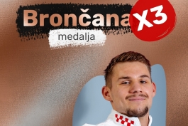 Nikola Zdrilić osvojio treću brončanu medalju na Deflimpijskim igrama u Tokiju