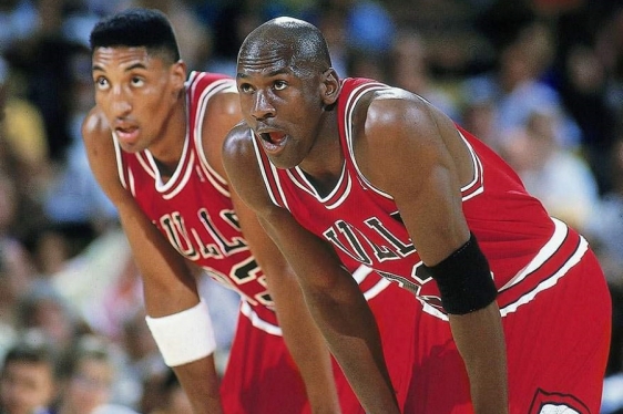 Pippen i Jordan