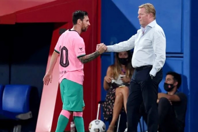 Lionel Messi i Ronald Koeman