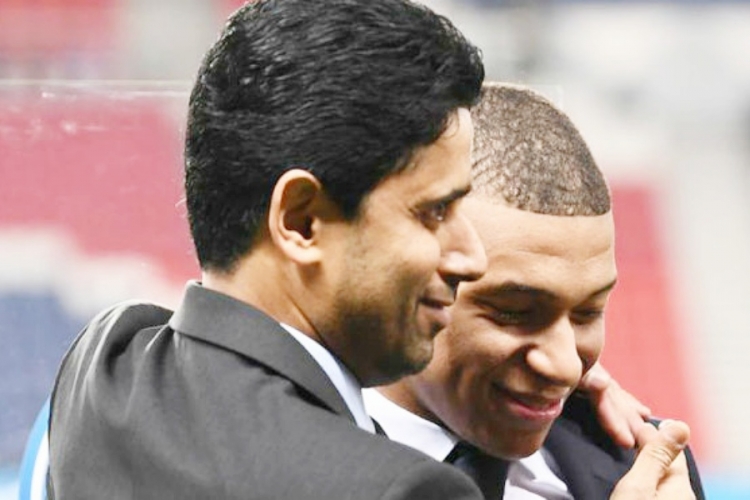 Nasser Al-Khelaifi i Kylian Mbappe