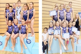 Gimnastički klub Vita Rijeka osvojio 14 medalja u 2. kolu Regije Zapad