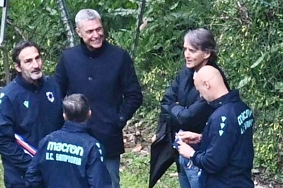 Mancini u kampu Sampdorije