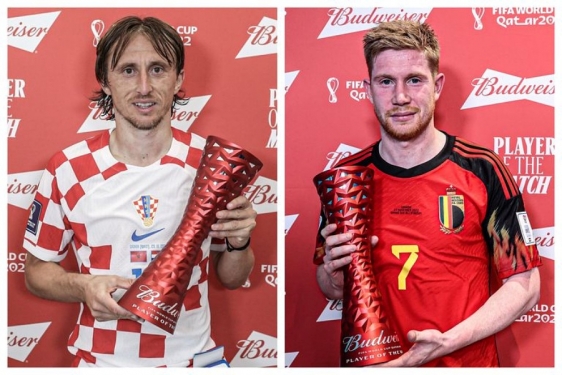 Modrić i De Bruyne, dvojica najboljih veznjaka na svijetu