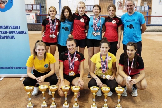 Dora Fućak osvojila pet juniorskih titula na državnom prvenstvu u boćanju