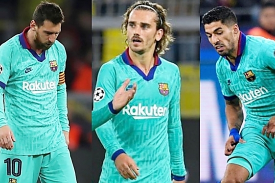 Novi trio fantastico Barcelone ništa konkretno  nije napravio u Dortmundu