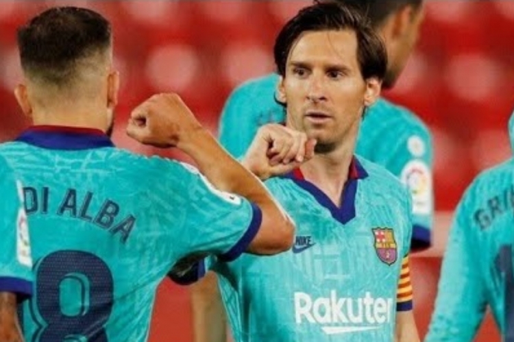 Leo Messi i Jordi Alba