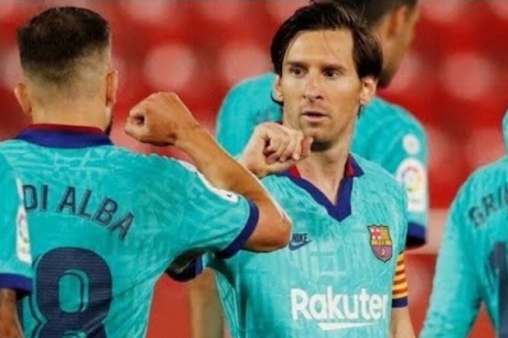 Leo Messi i Jordi Alba
