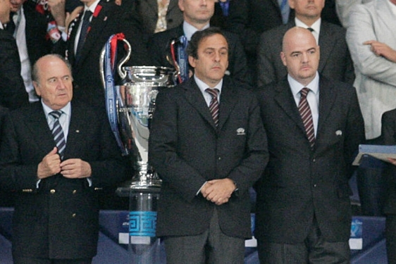 Blatter, Platini i Infantino iz nekih sretnijih vremena za dvojicu prvoimenovanih
