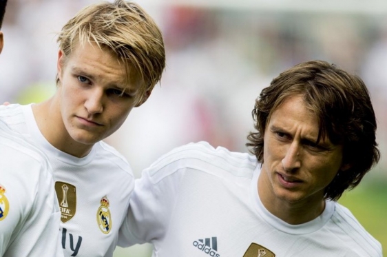 Odegaard i Modrić