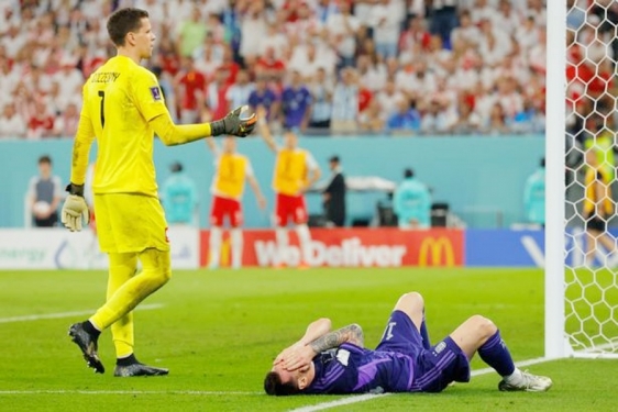 Wojciech Szczesny  i Leo Messi