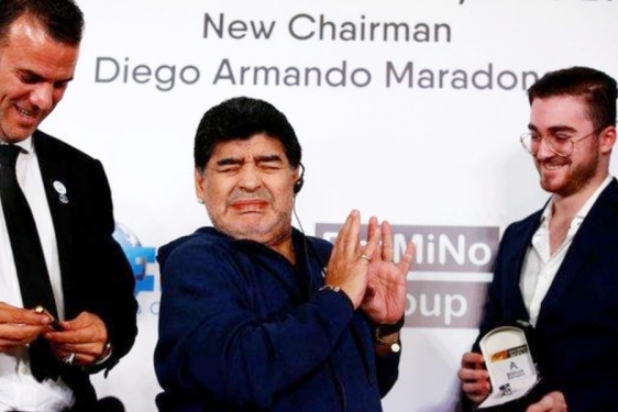 Maradona na predstavljanju