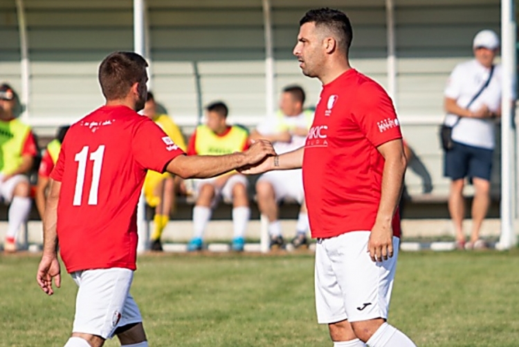 Dino Toić i Ahmad Sharbini (OŠK Omišalj)