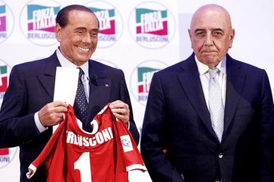 Silvio Berlusconi i Adriano Galliani