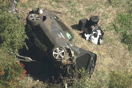 Woodsov automobil nakon nesreće