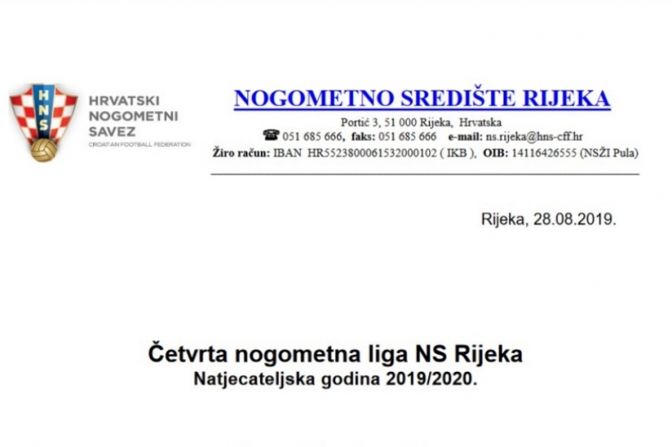Četvrta liga NS Rijeka u sezoni 2020/21 broji 16 klubova