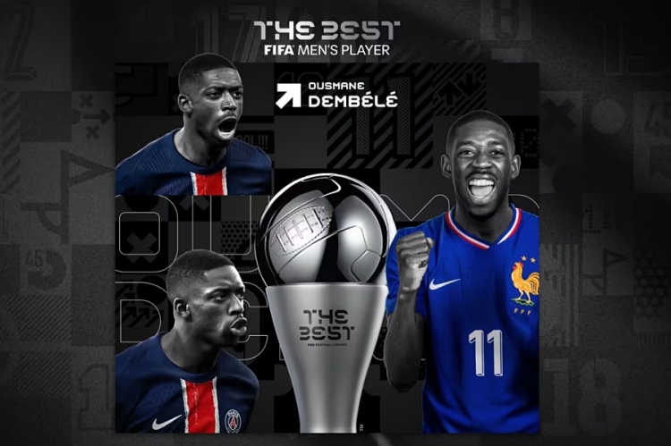 Ousmane Dembele najbolji nogometaš na svijetu u  FIFA-inom izboru