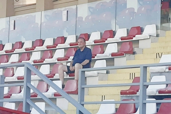 Branko Jadro na tribinama