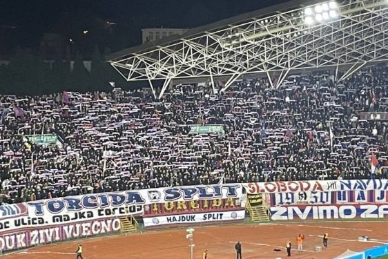 Hajduk kažnjen sa 70.000 kuna i jednom utakmicom bez gledatelja