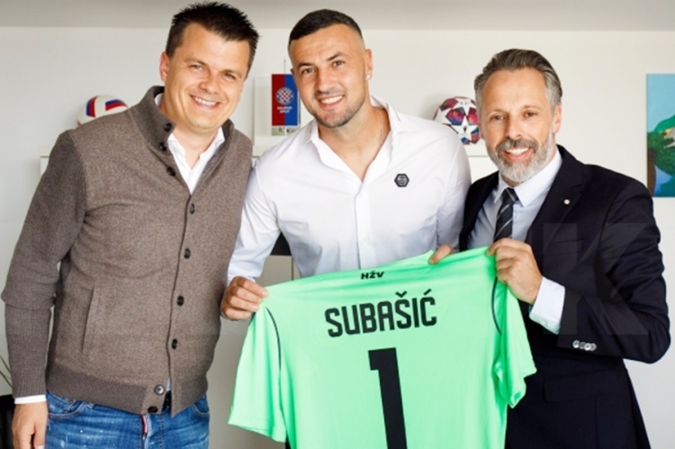 Mindaugas Nikoličius, Danijel Subašić i Lukša Jakobušić