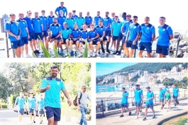 Nogometaši Corvinula prošetali Opatijom, trener Florin Maxim naglašava da nije došao na izlet