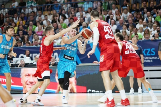 Hrvatski košarkaši doživjeli poraz od Slovenije u pripremnoj utakmici