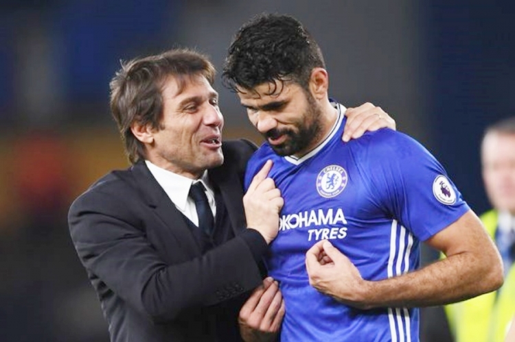 Antonio Conte i Diego Costa iz  sretnijih vremena